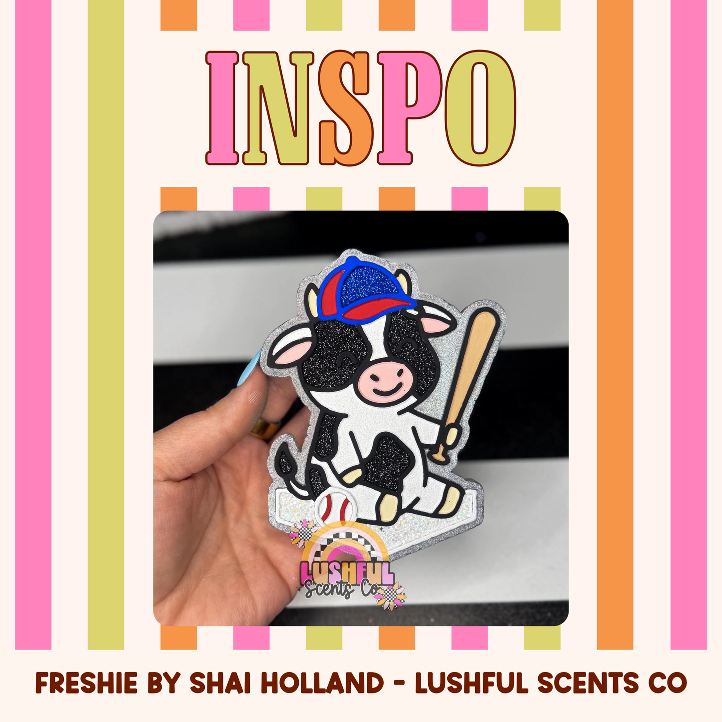 Baseball Cow Mold