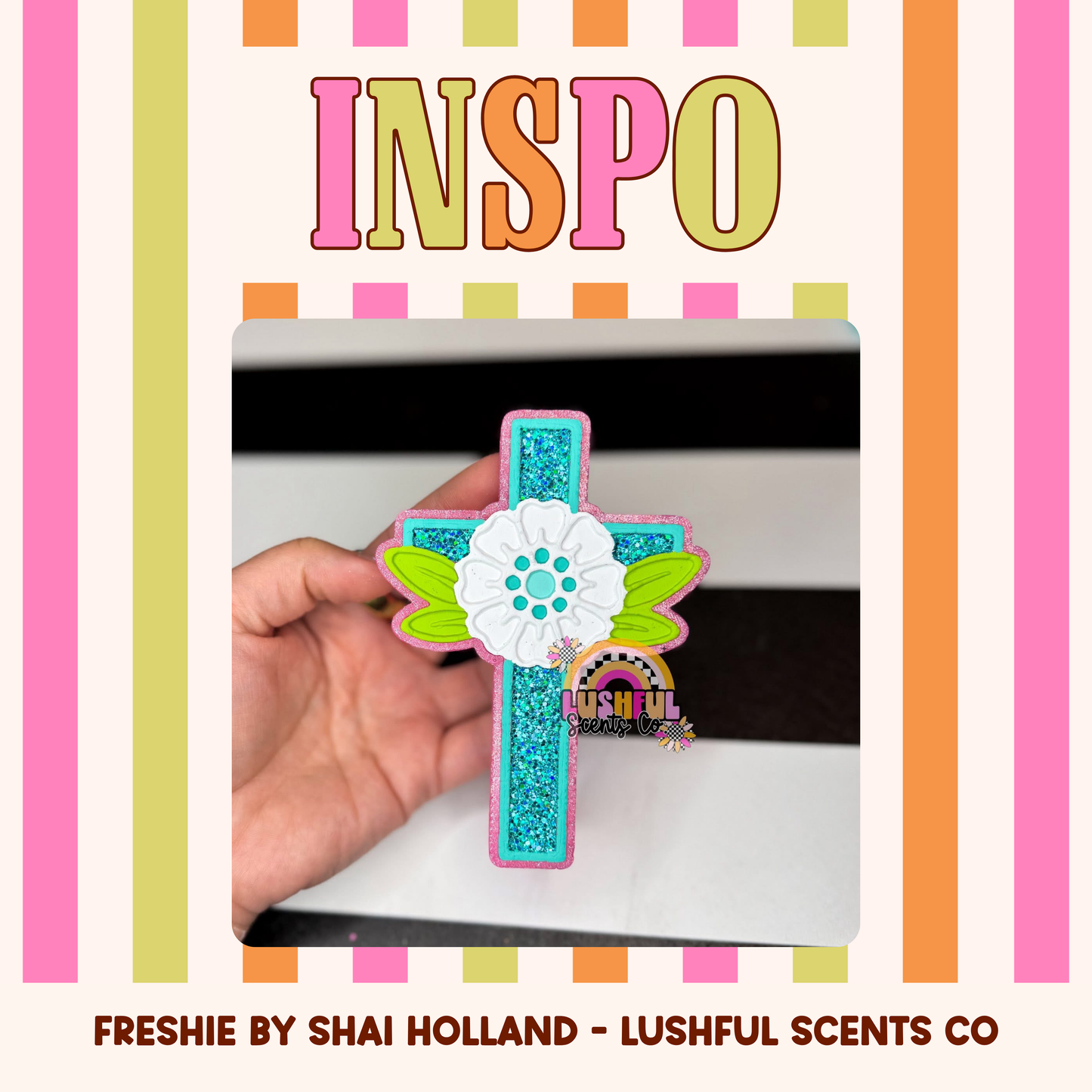 Cross with Flower Mold