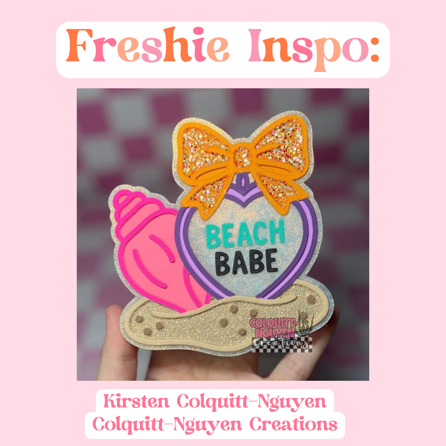 Beach Babe Locket Mold