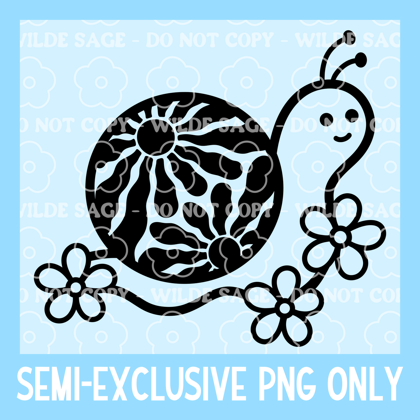 Sunny Snail Freshie PNG