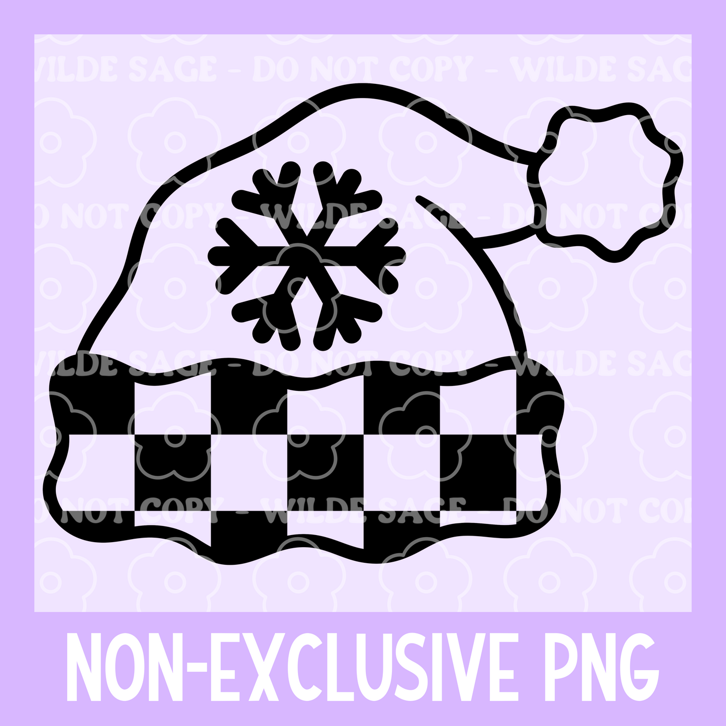 Santa Hat Freshie PNG