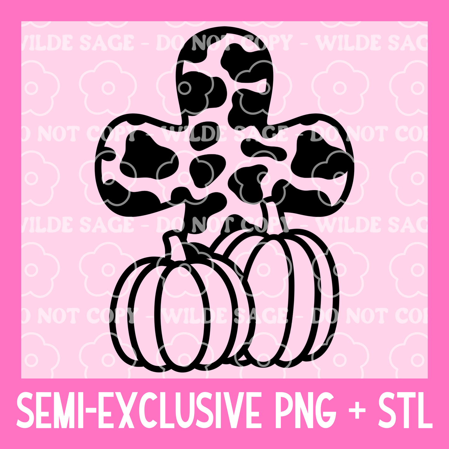 Pumpkin Cross Freshie PNG and STL