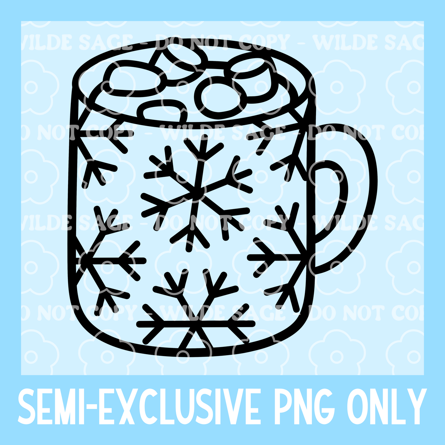 Snowflake Coco Freshie PNG