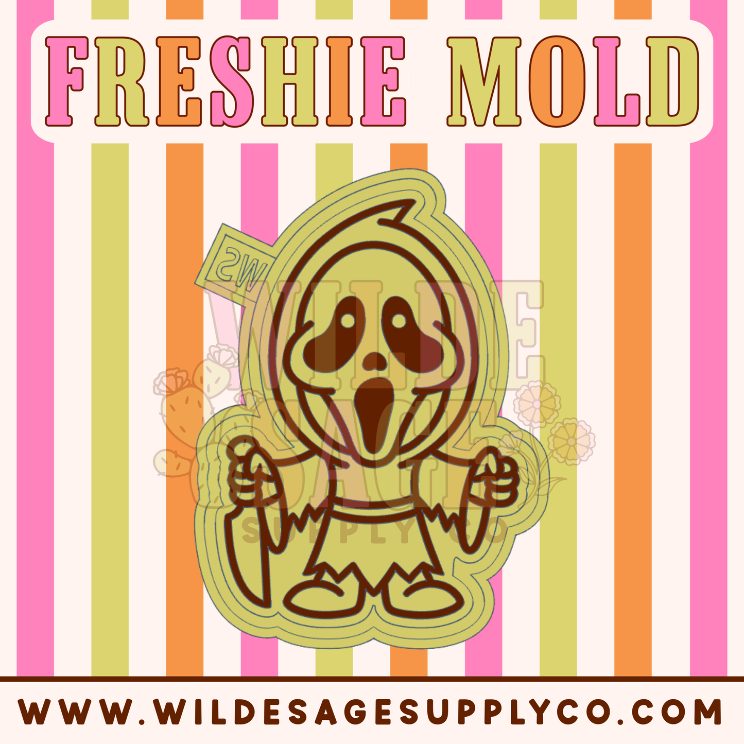 Ghost Mask Character Mold