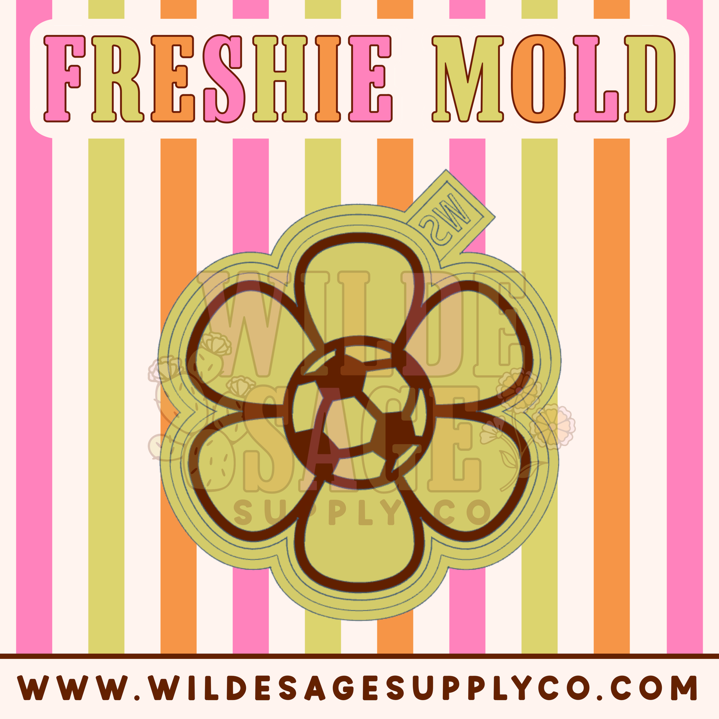 Soccer Flower Mold