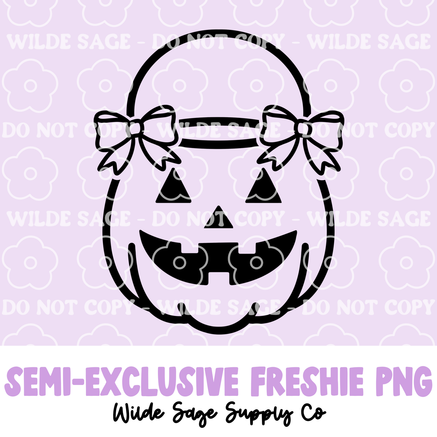 Pumpkin Bucket Freshie PNG