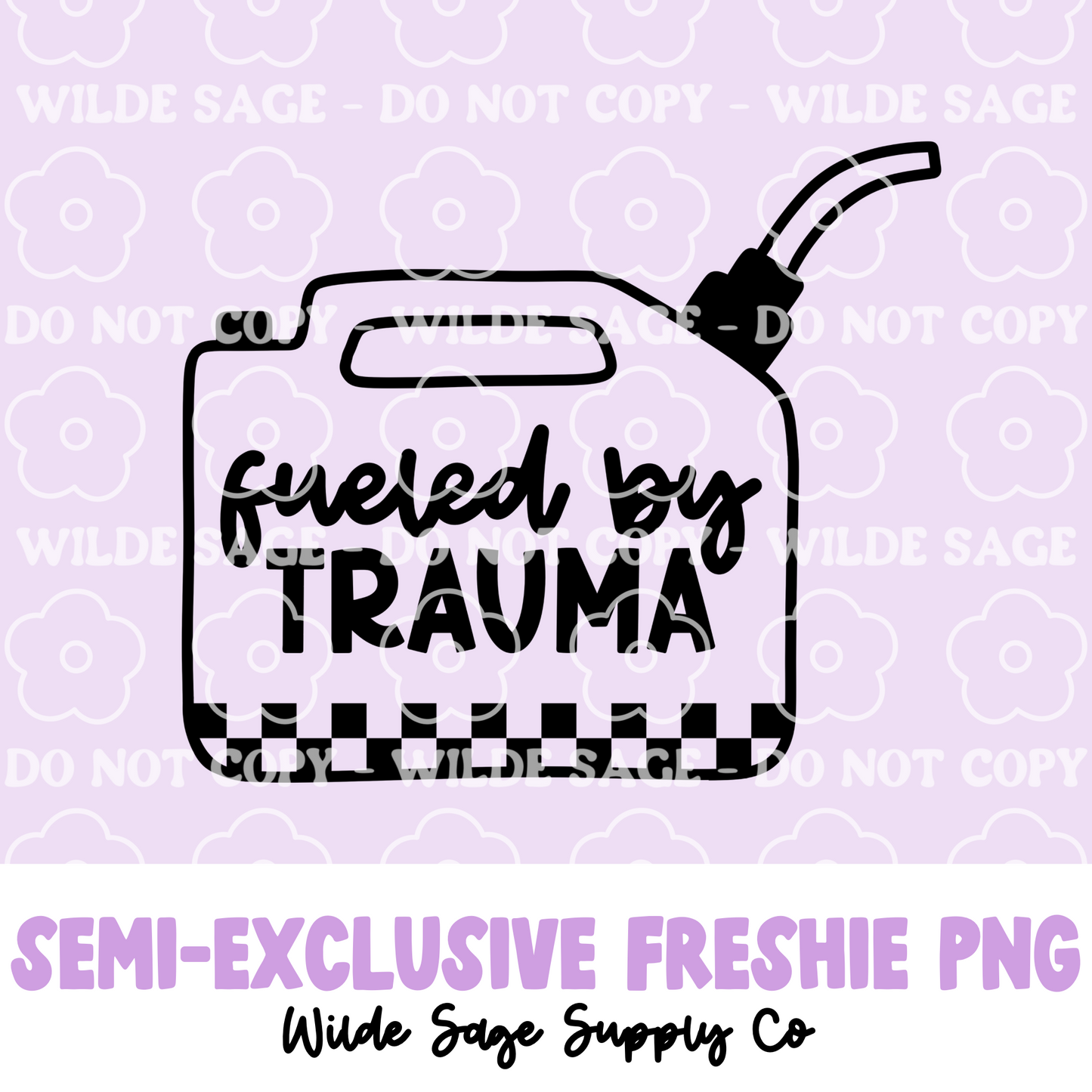 Trauma Gas Can Freshie PNG
