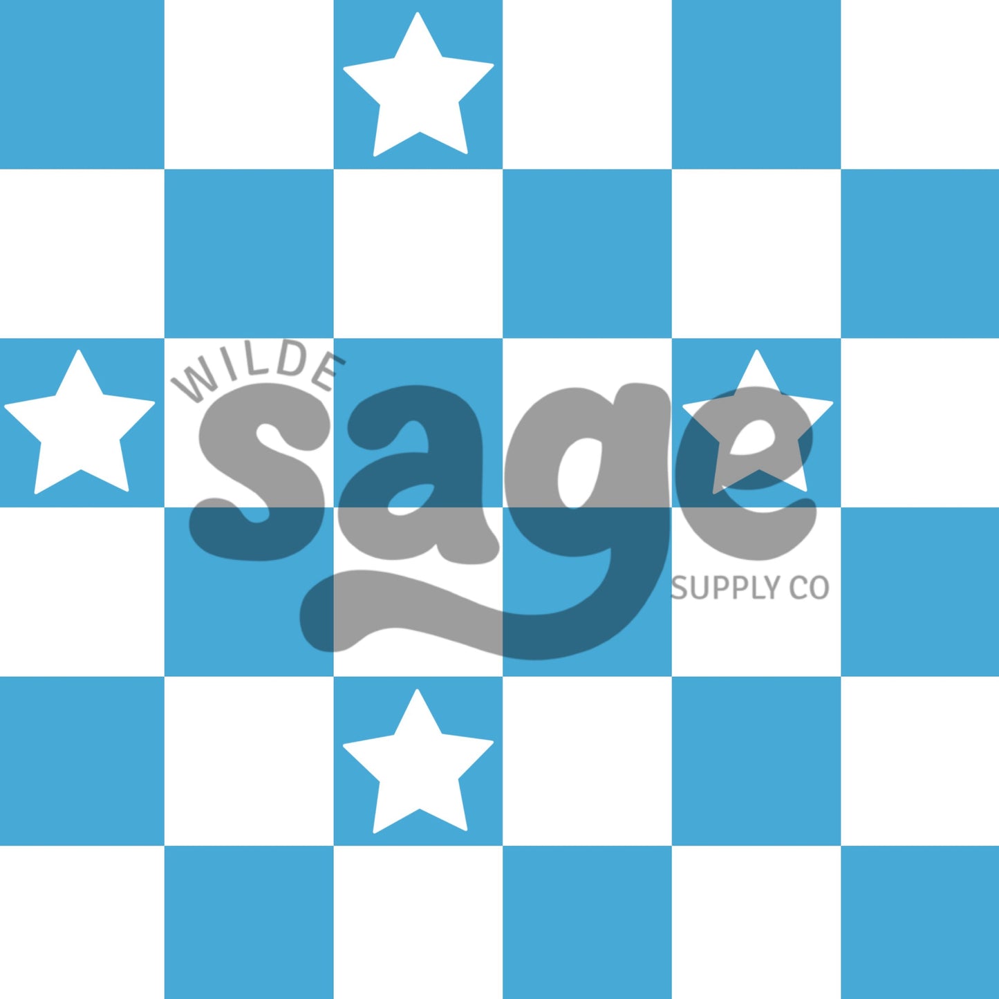 Blue Star Checker FOJ Seamless