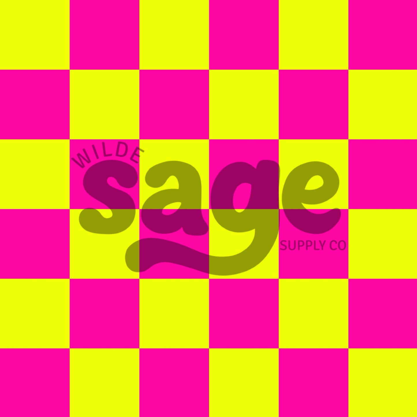 Pink & Yellow Checker Seamless