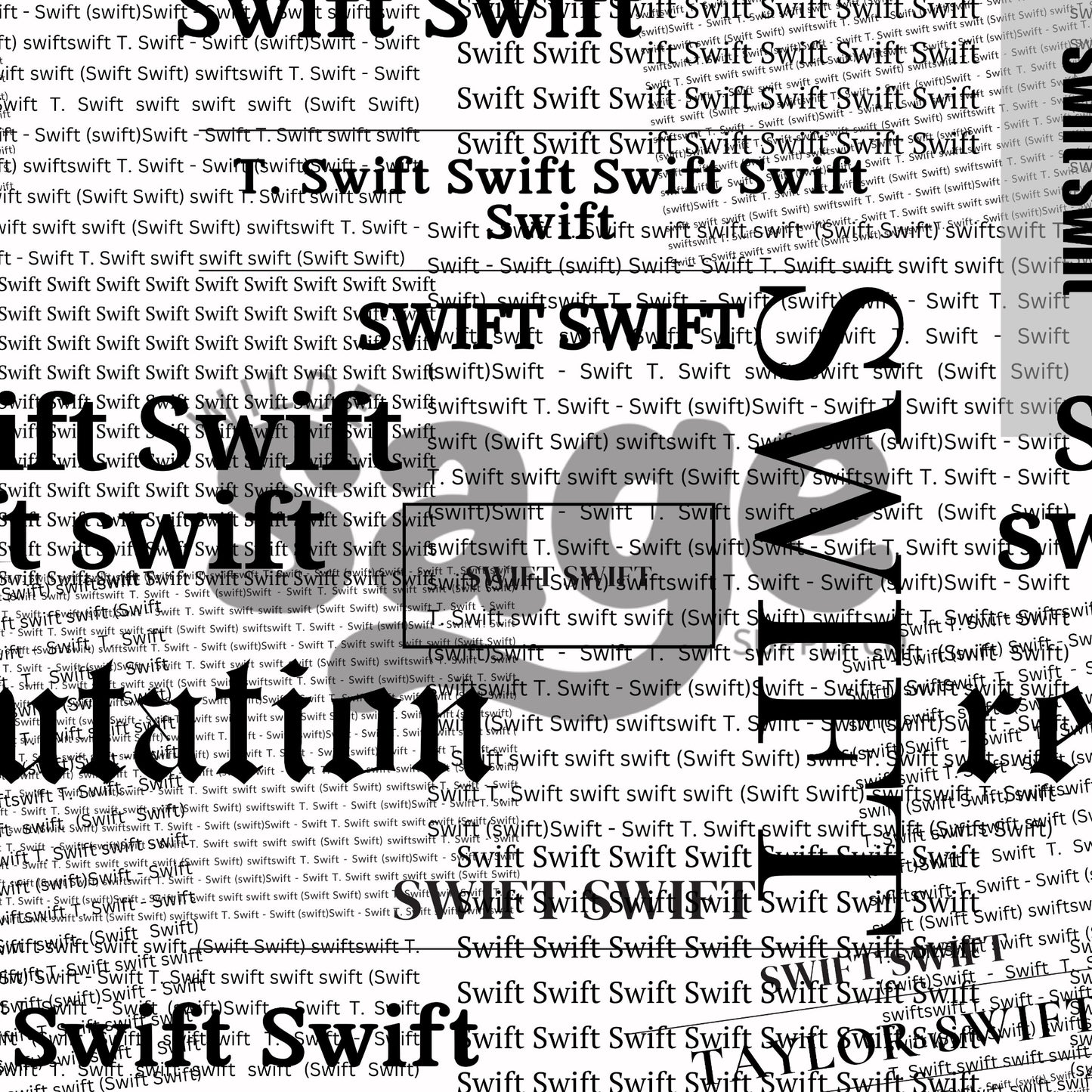 Swift Popstar Newspaper Seamless