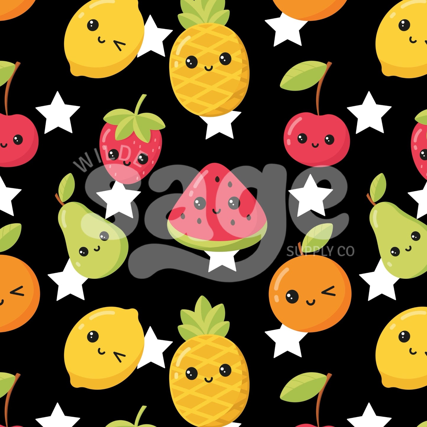 Neon Fruit Seamless