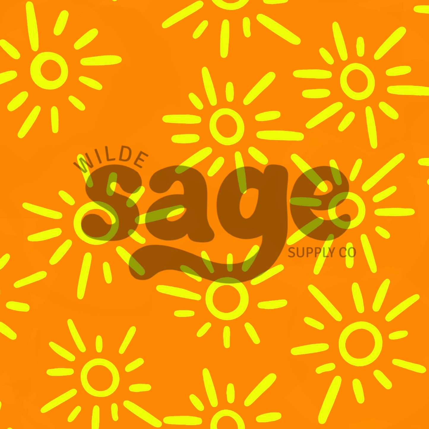 Orange & Yellow Suns Seamless