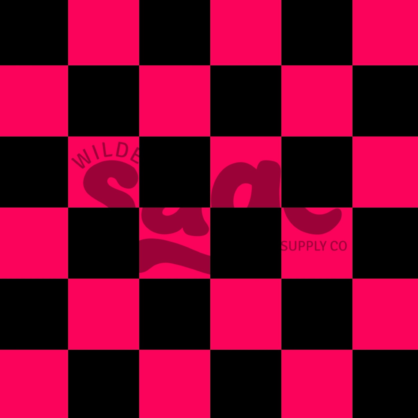 Pink & Black Checker Seamless