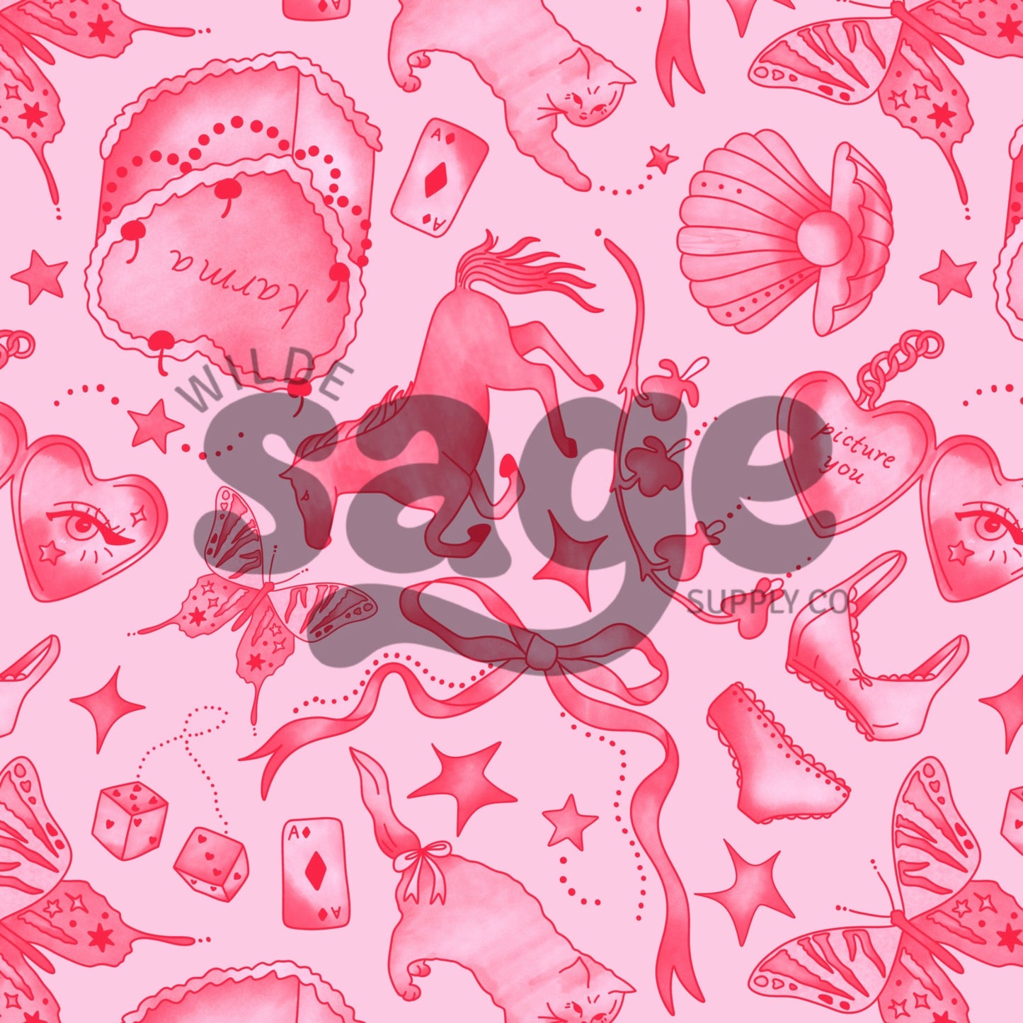Pink Pony Popstar Seamless