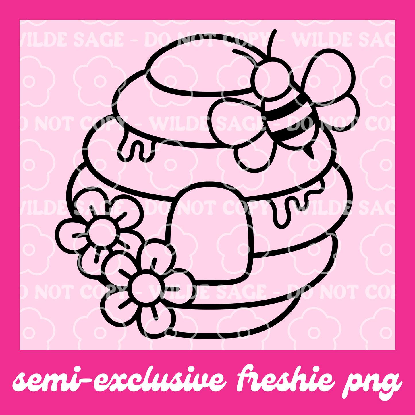Bee Hive Freshie PNG