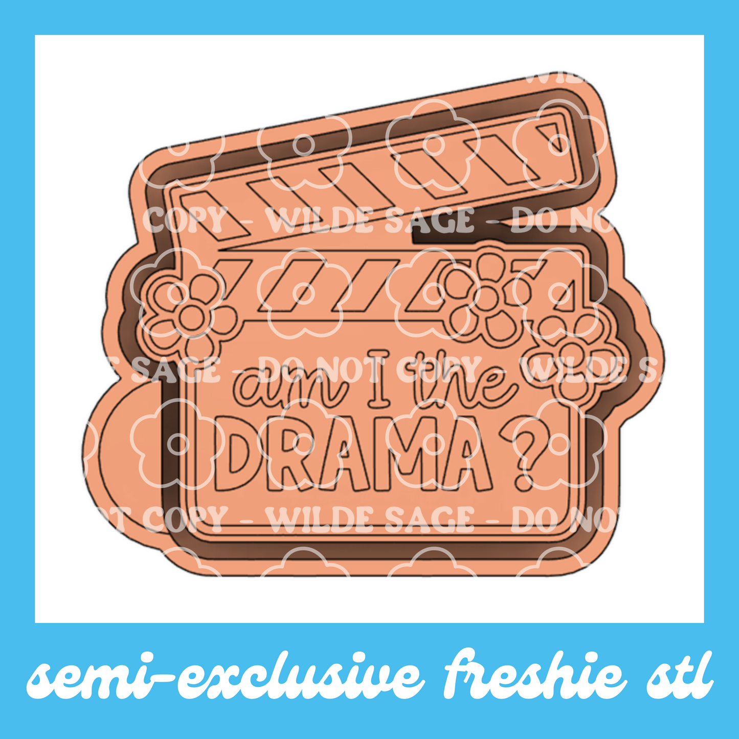 Drama Freshie PNG and STL