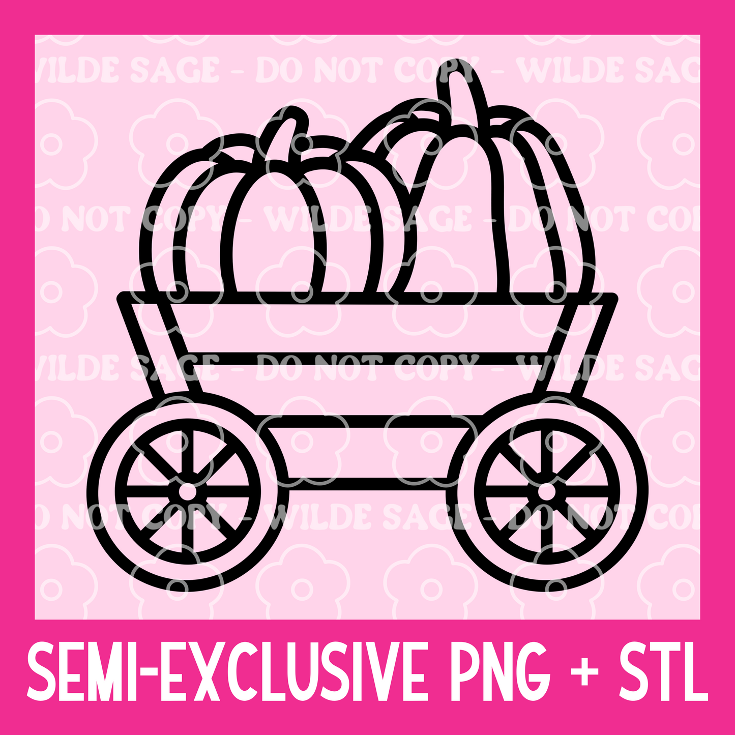 Wagon Freshie PNG and STL