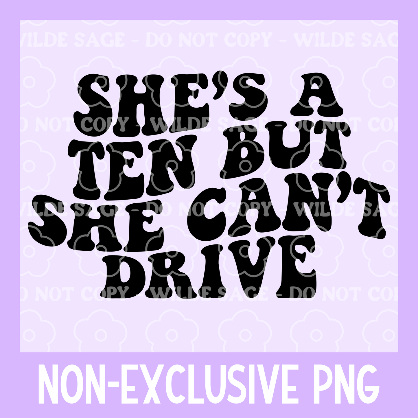 Wavy Driving Freshie PNG