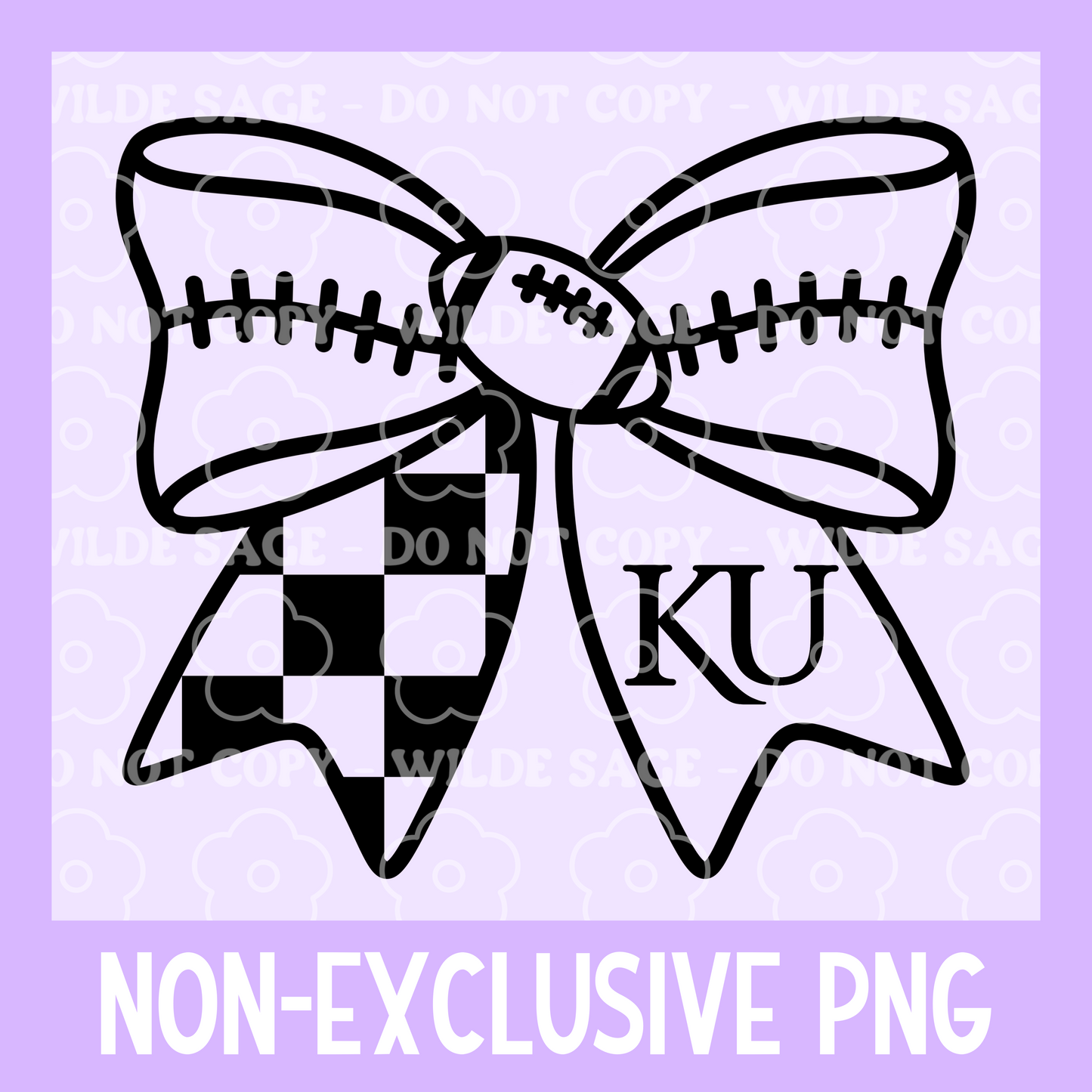 KU Football Bow PNG