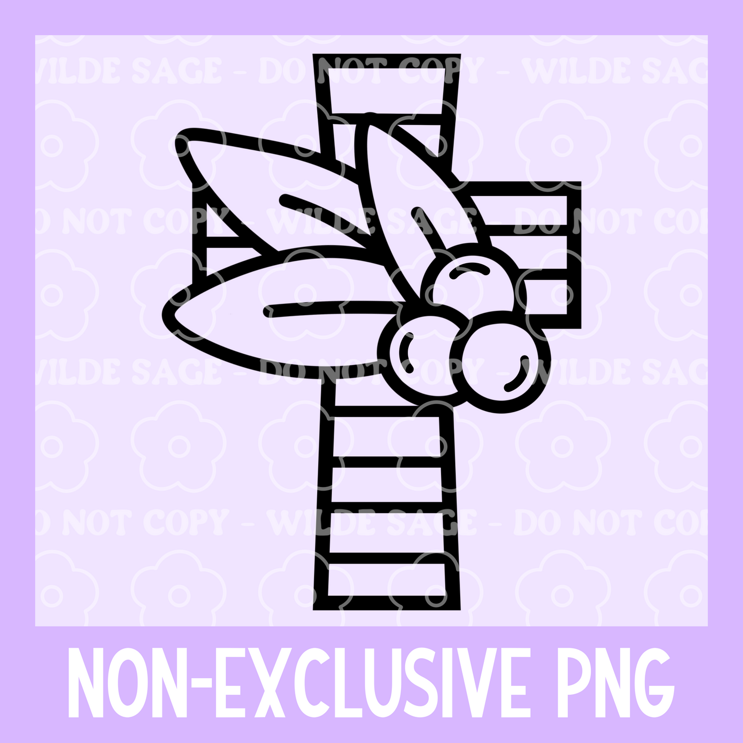 Mistletoe Cross PNG