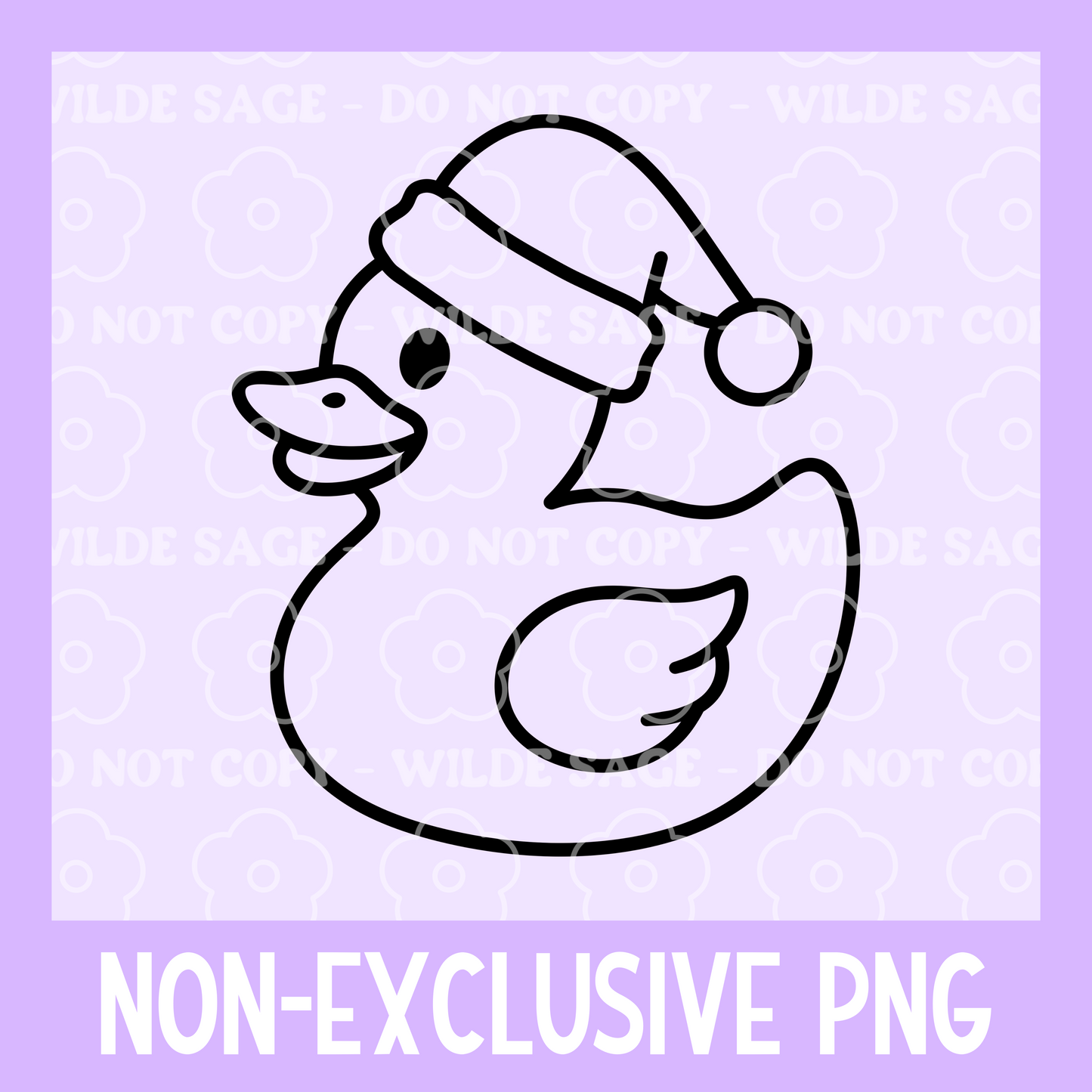 Santa Duck PNG