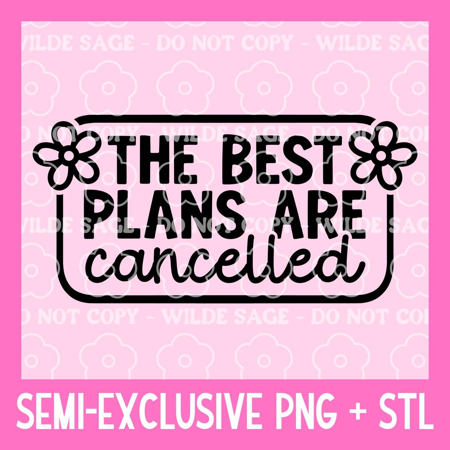 Cancelled Freshie PNG and STL