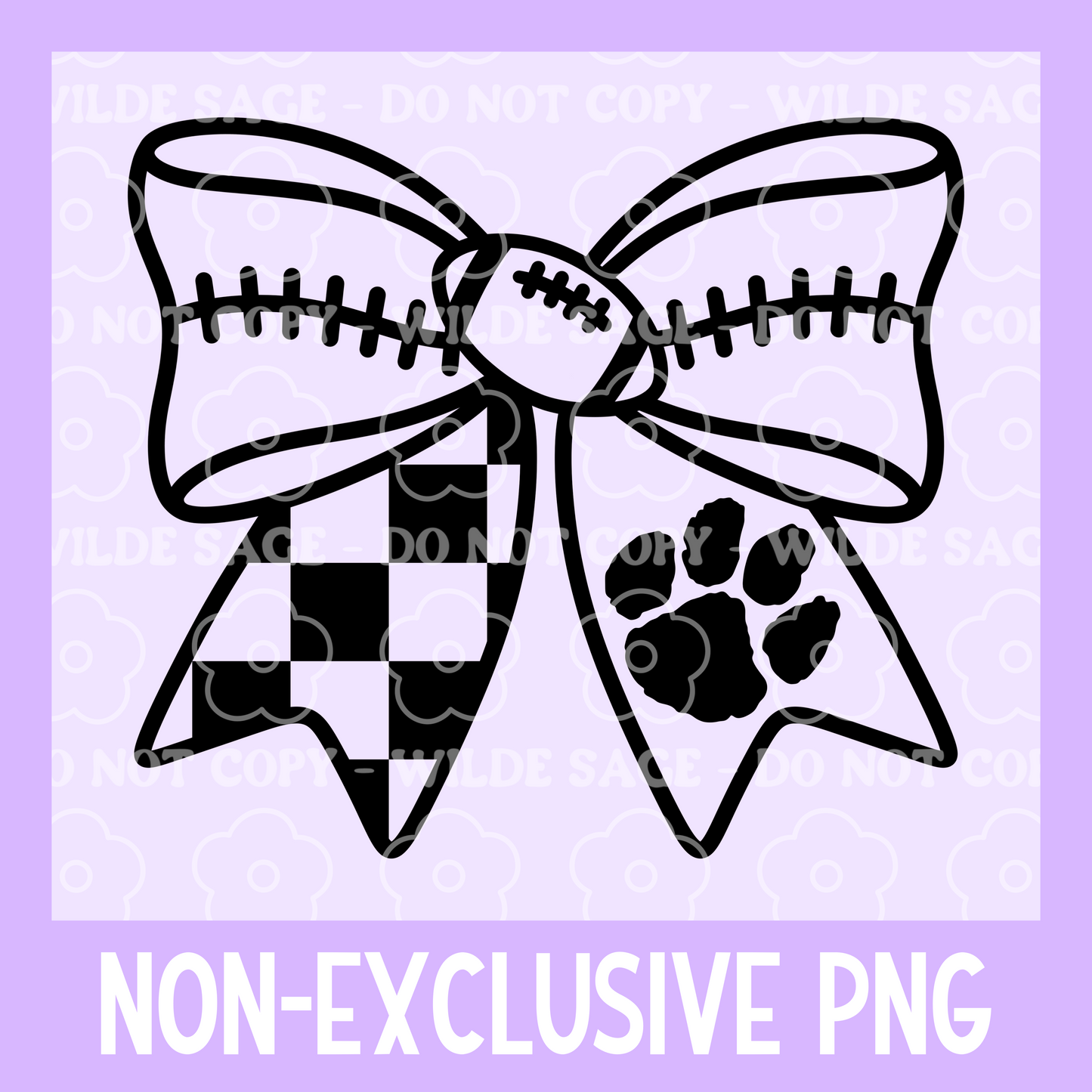 Clemson Football Bow PNG