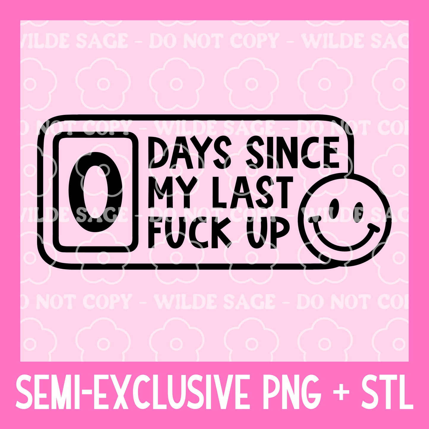 Fuck Up PNG and STL