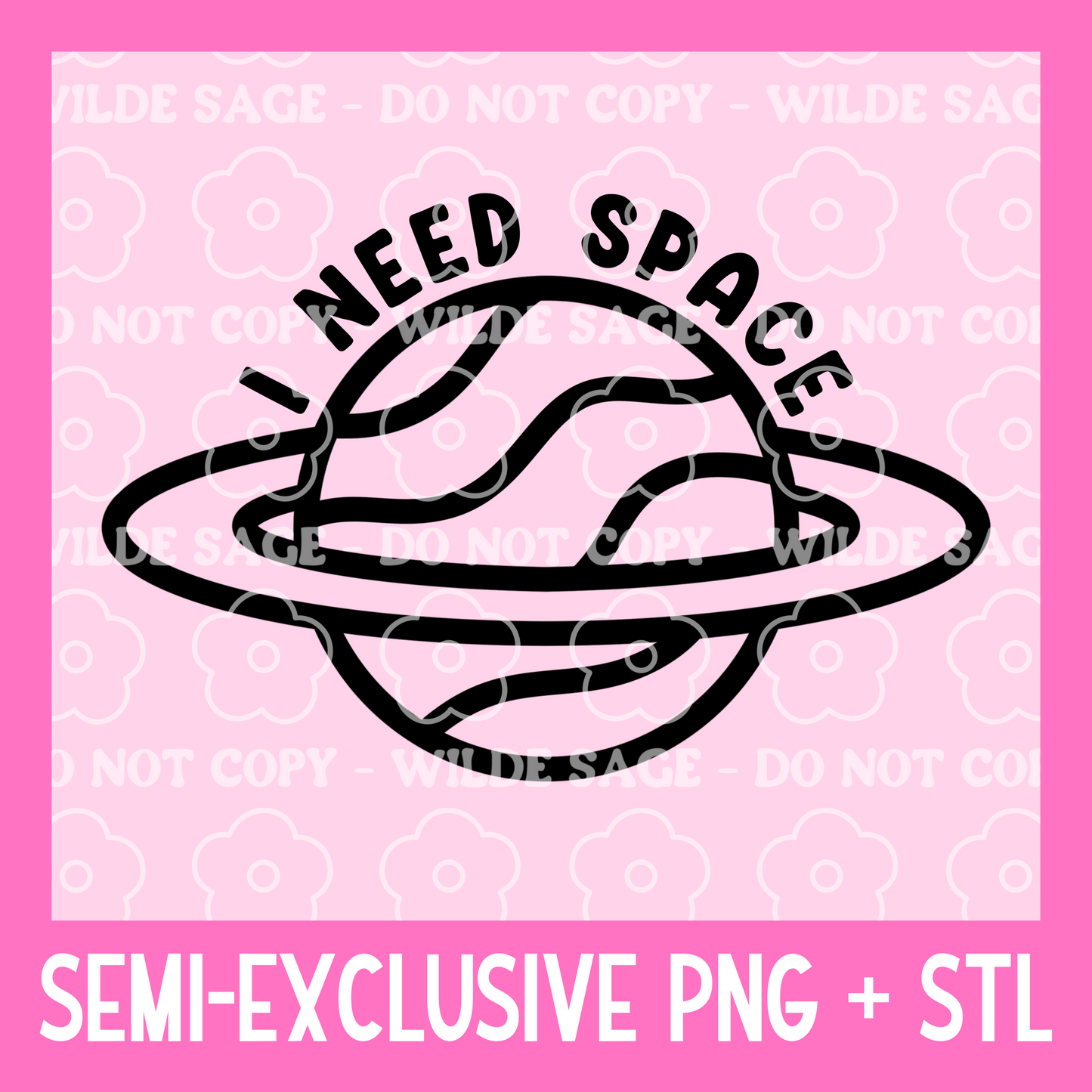 Need Space PNG and STL