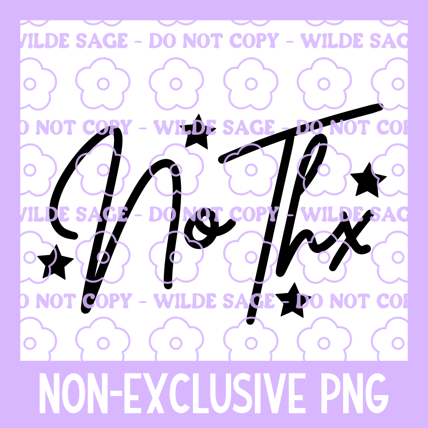 No Thx PNG