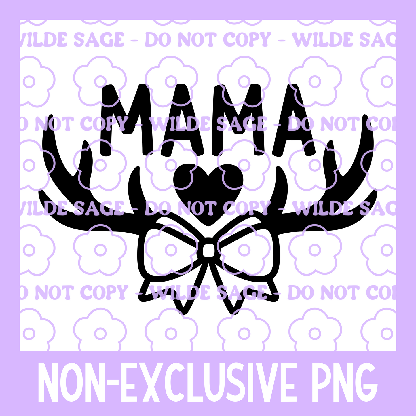 Mama Antlers PNG