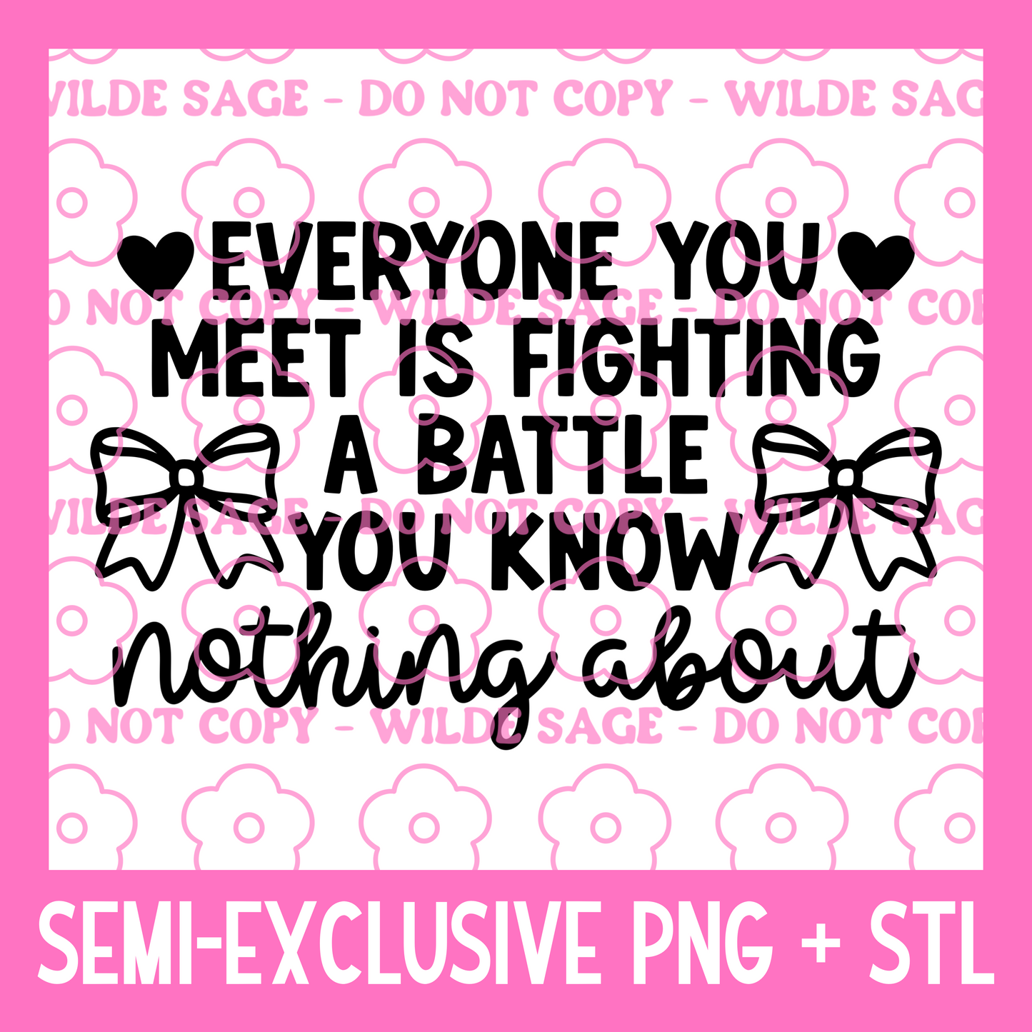 Fighting a Battle PNG and STL