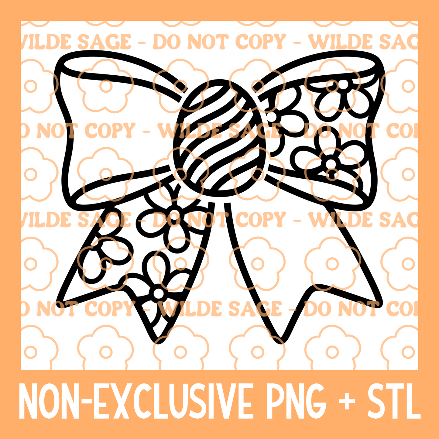 Easter Bow PNG & STL