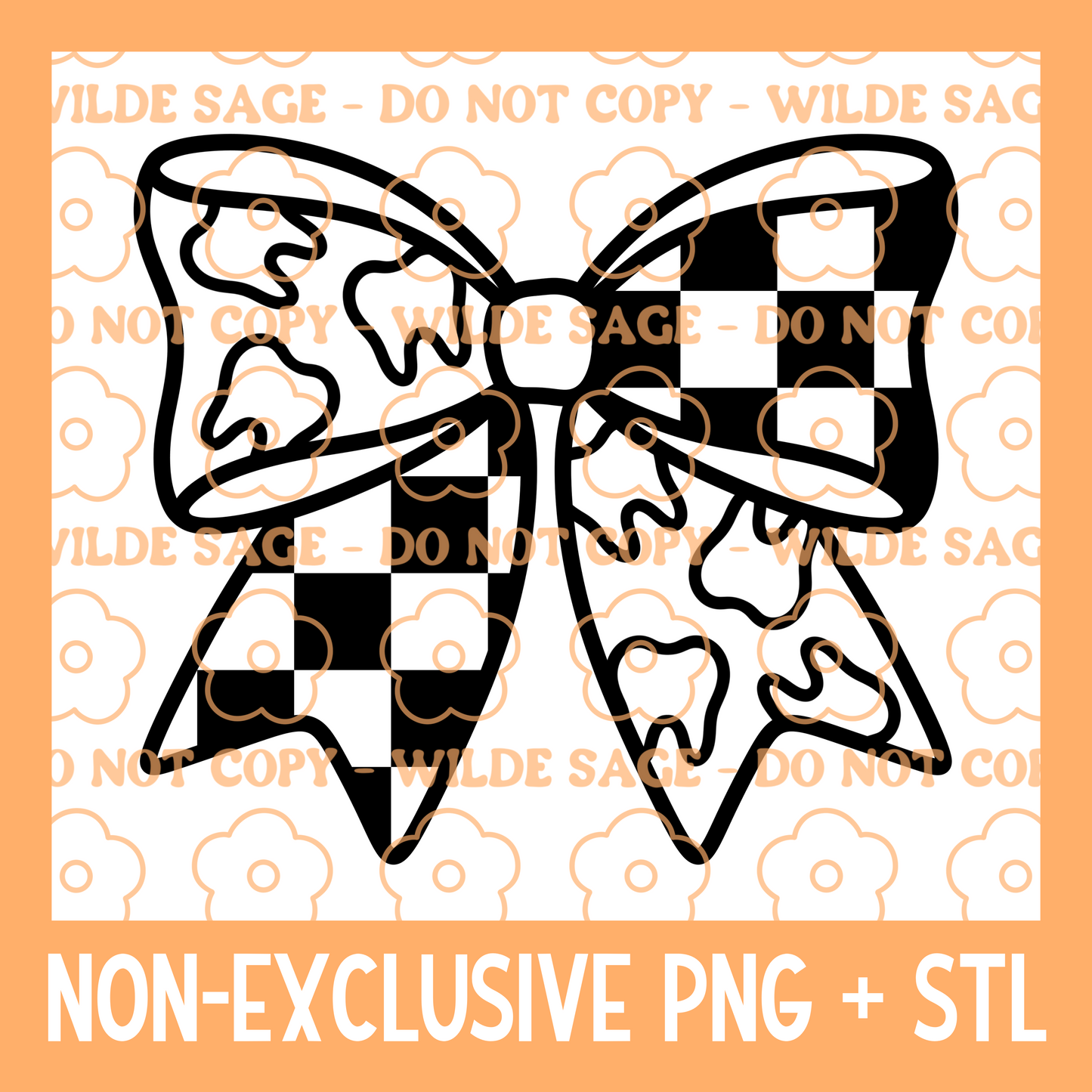 Dental Bow PNG & STL