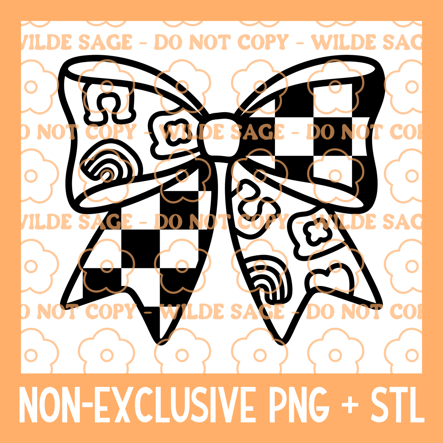 St. Patty's Charm Bow PNG & STL