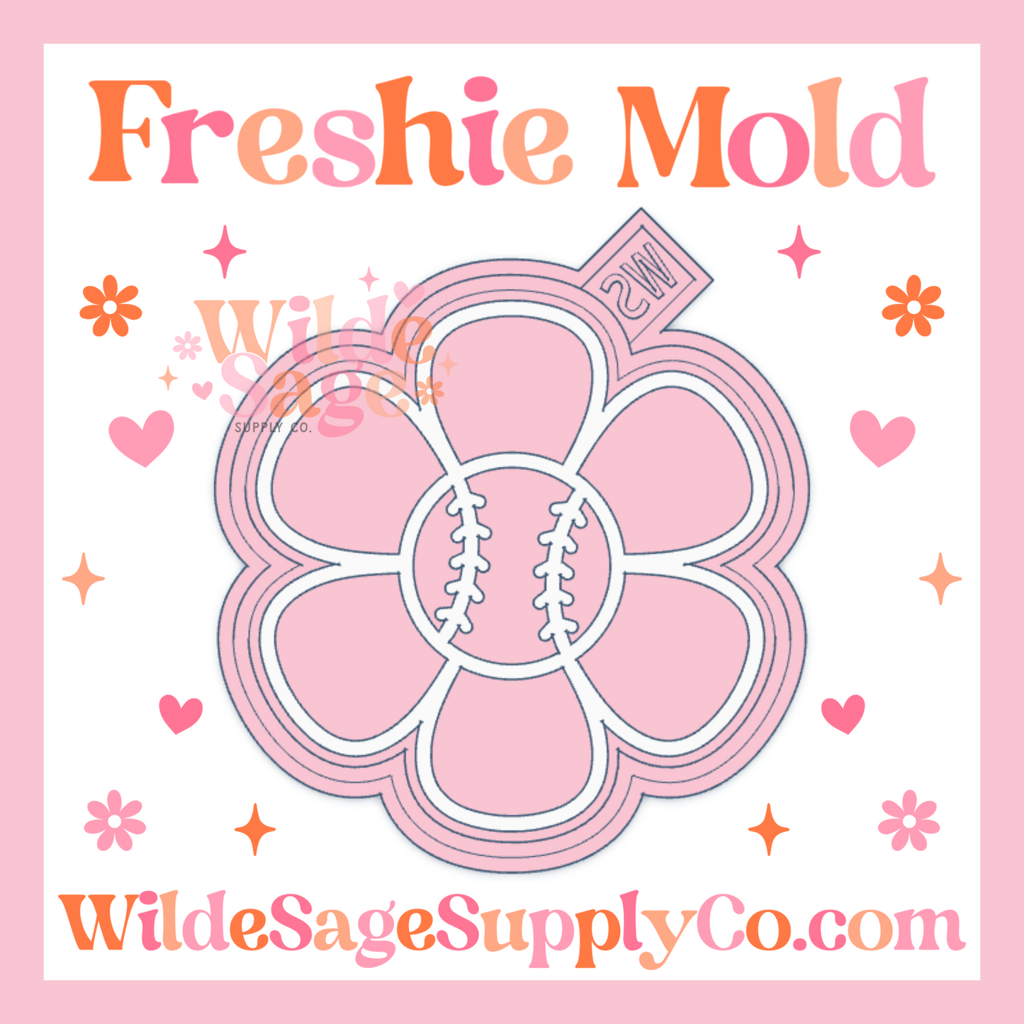 Baseball Flower Mold