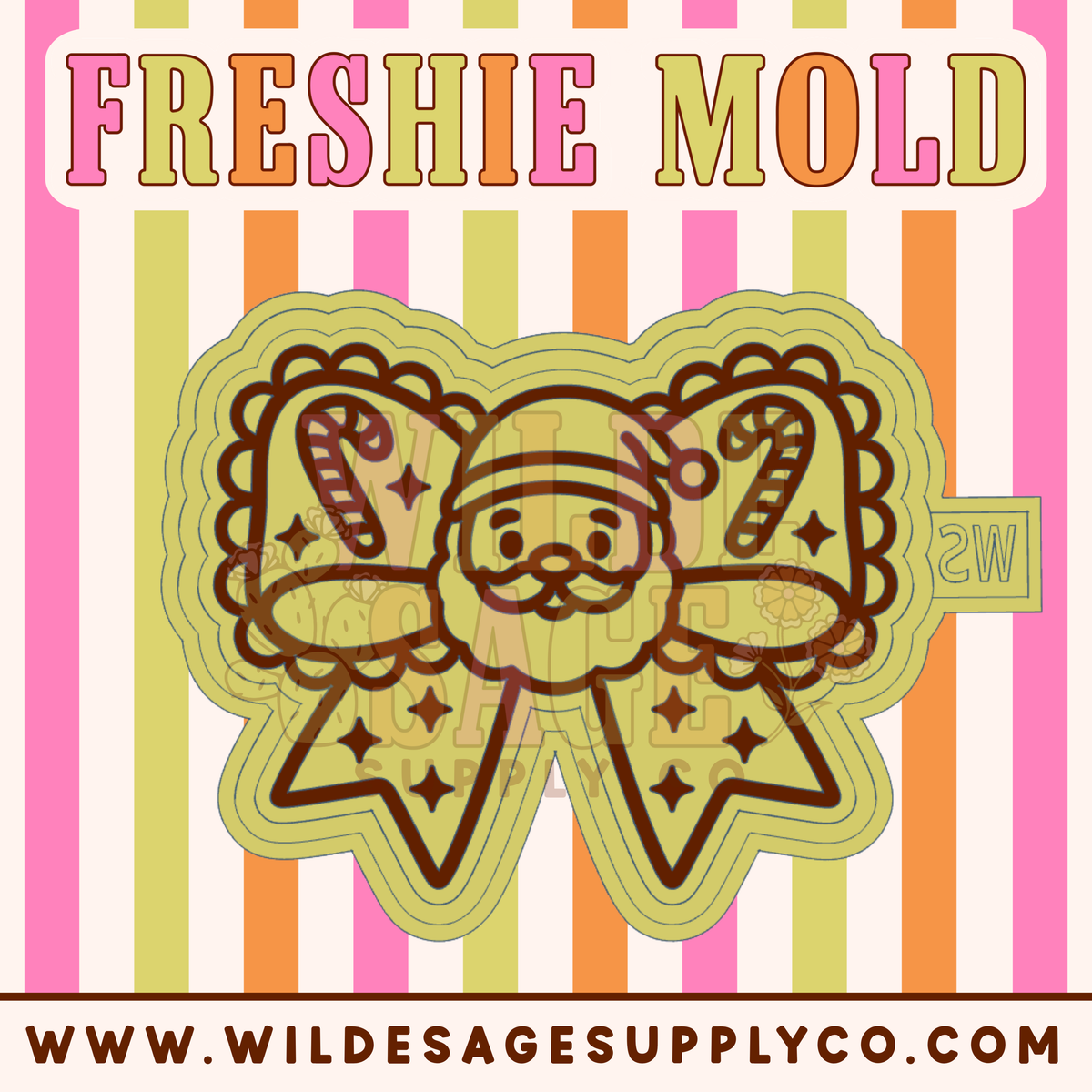 Santa Bow Mold