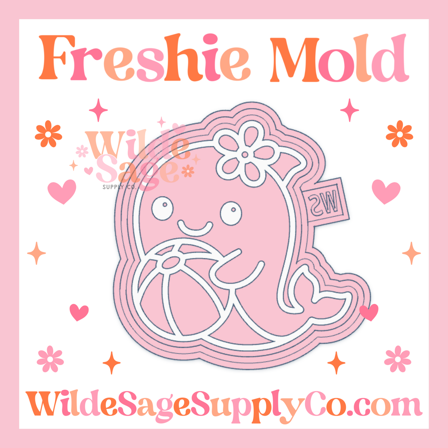 Beach Ball Whale Mold