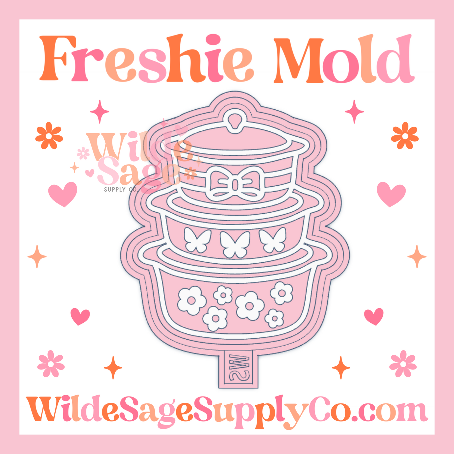 Spring Dish Stack Mold