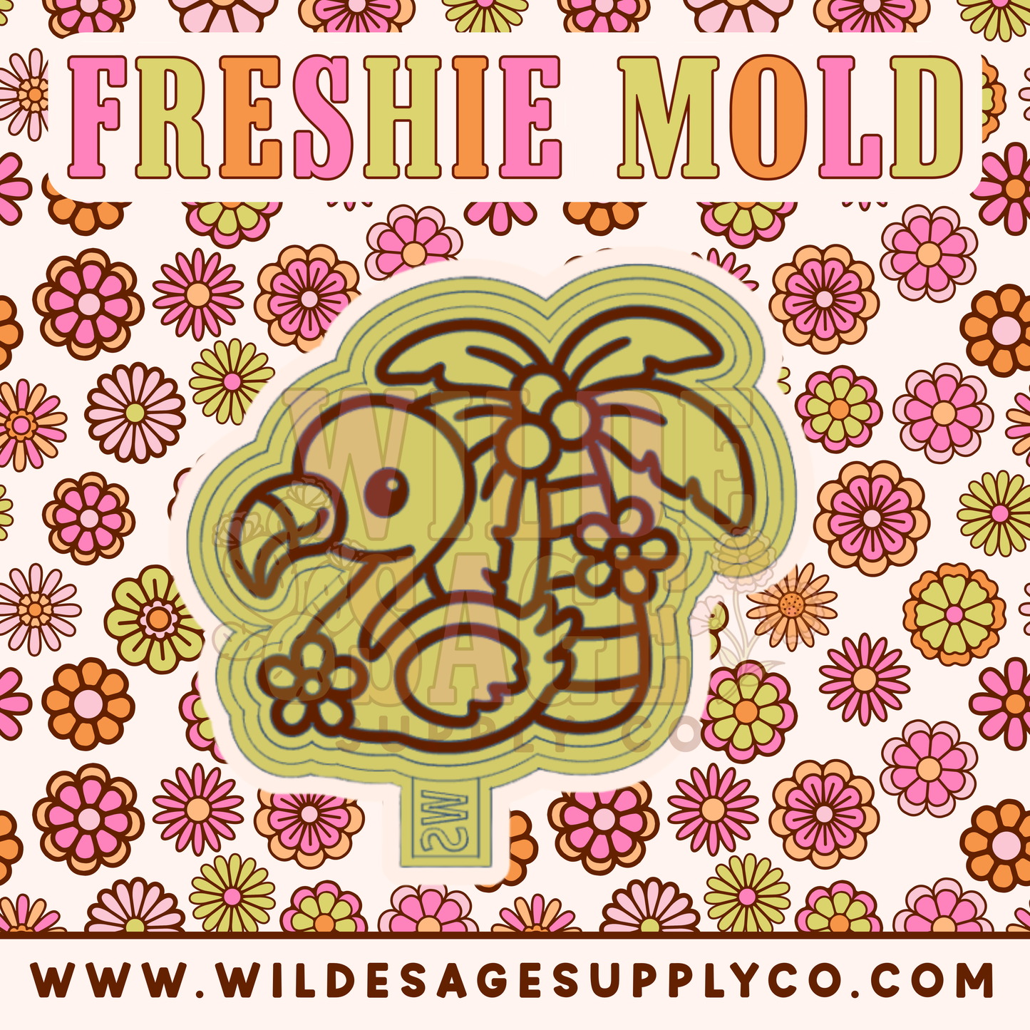 Flamingo Palm Tree Mold