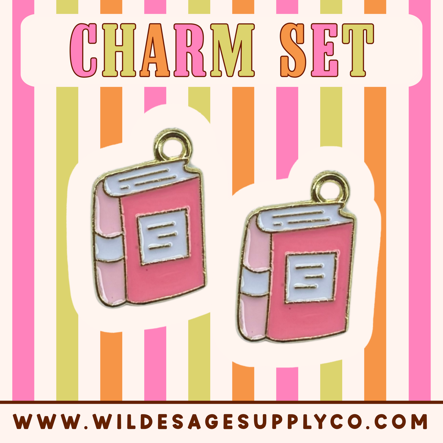 Pink Book - Charm Set