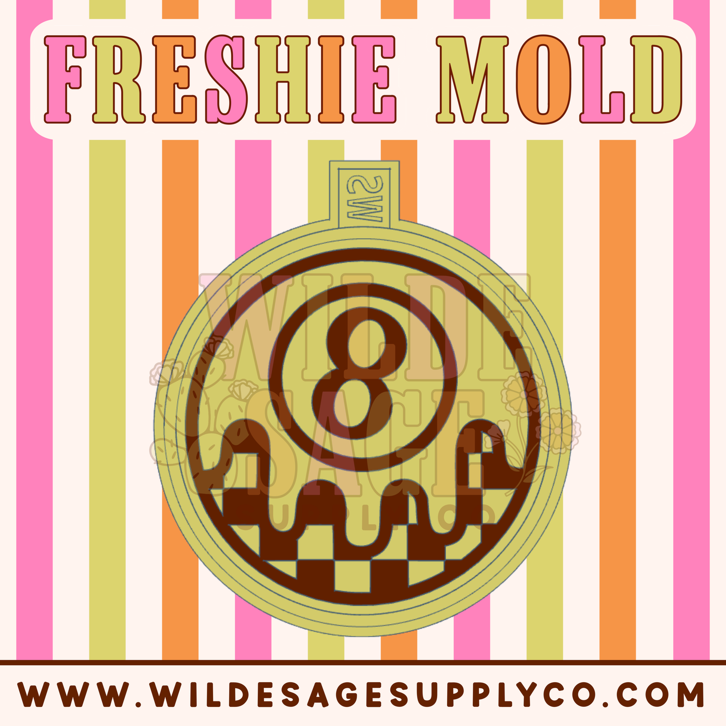 Checker Wave 8 Ball Mold