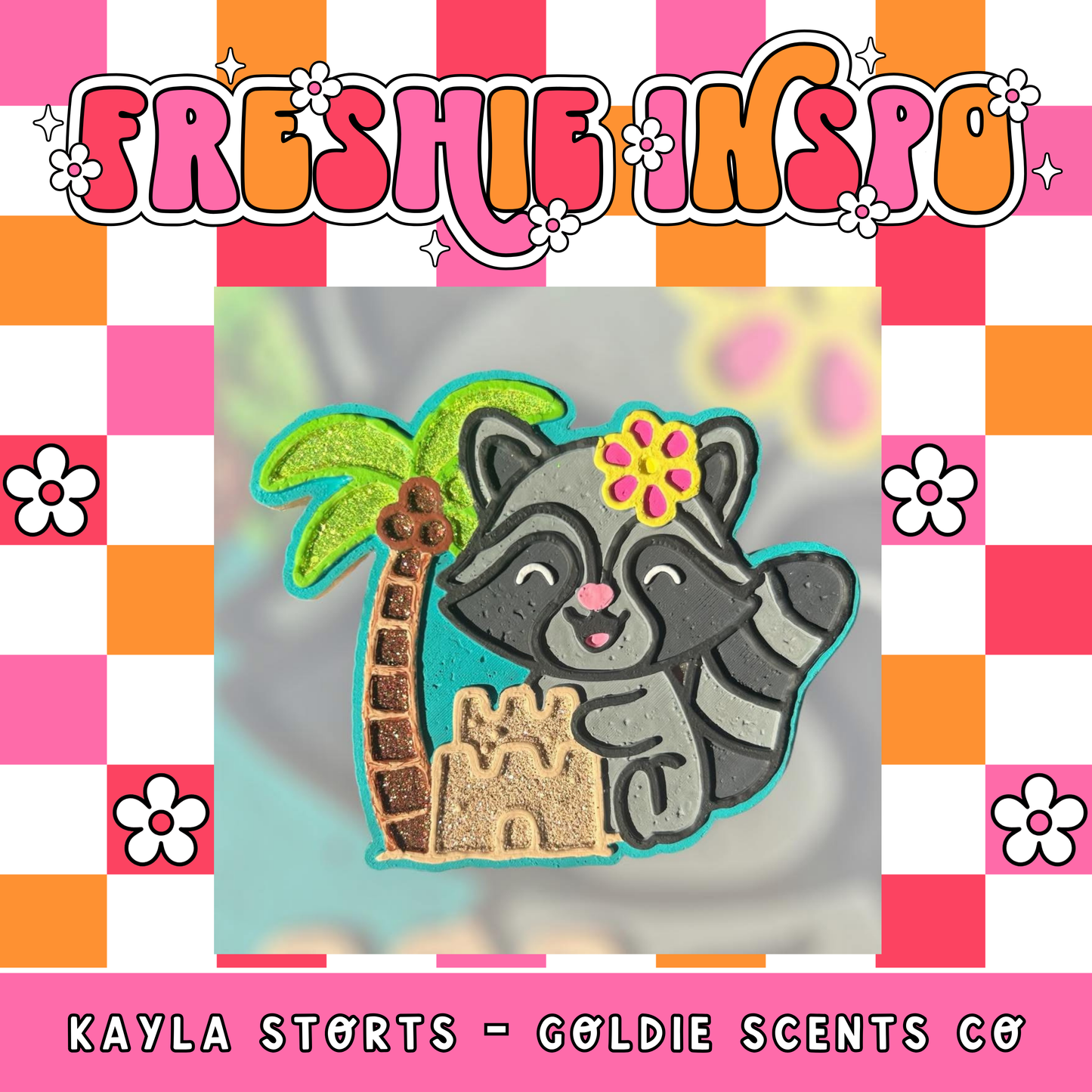 Sand Castle Raccoon Mold