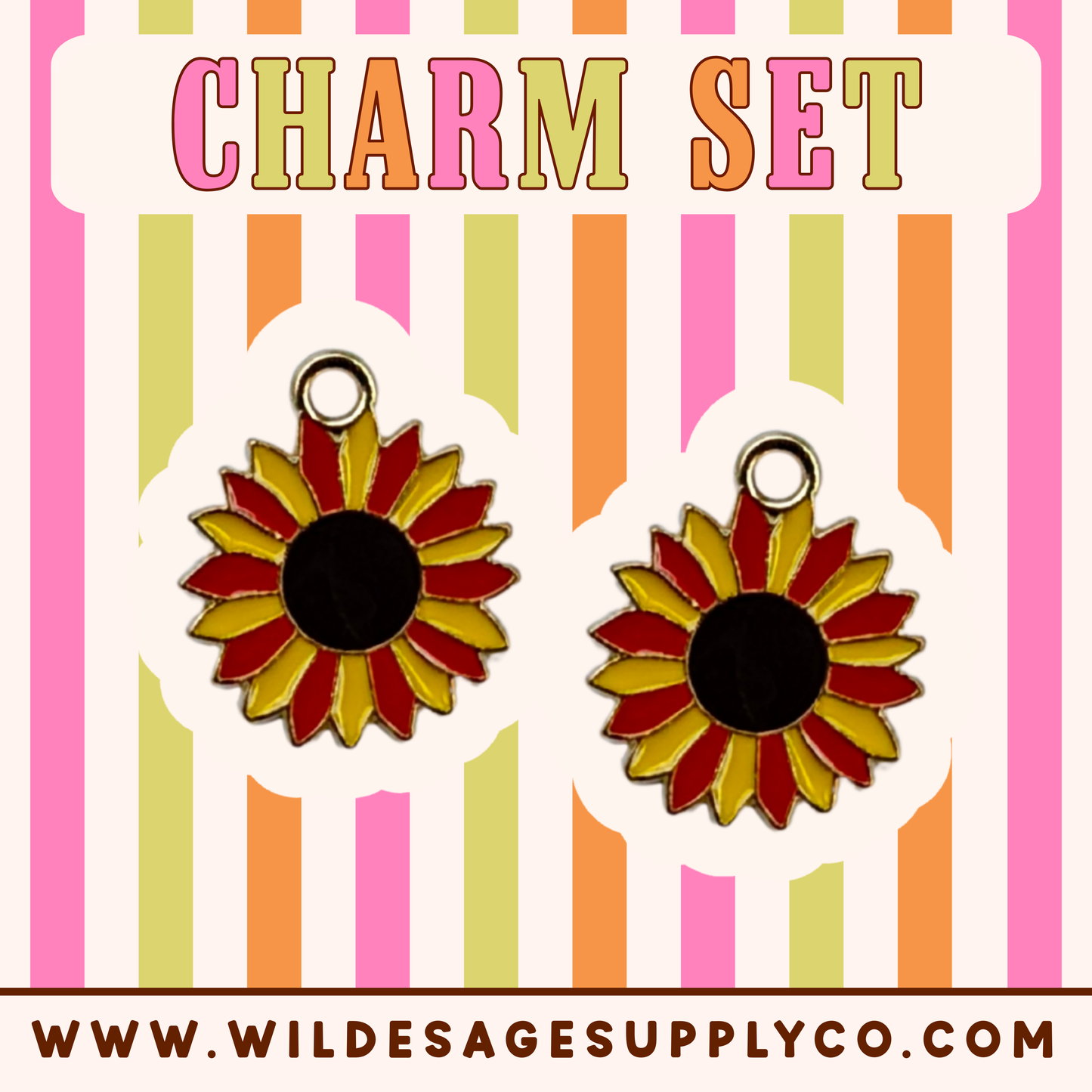 Sunflower - Charm Set