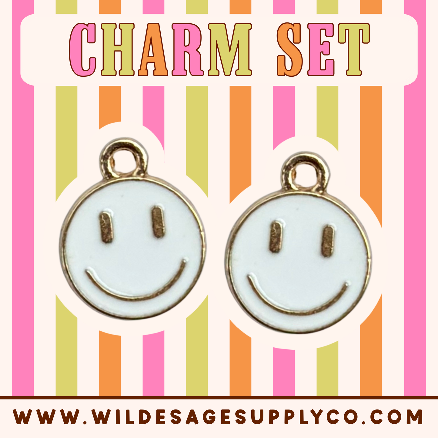 White Smile - Gold Charm Set