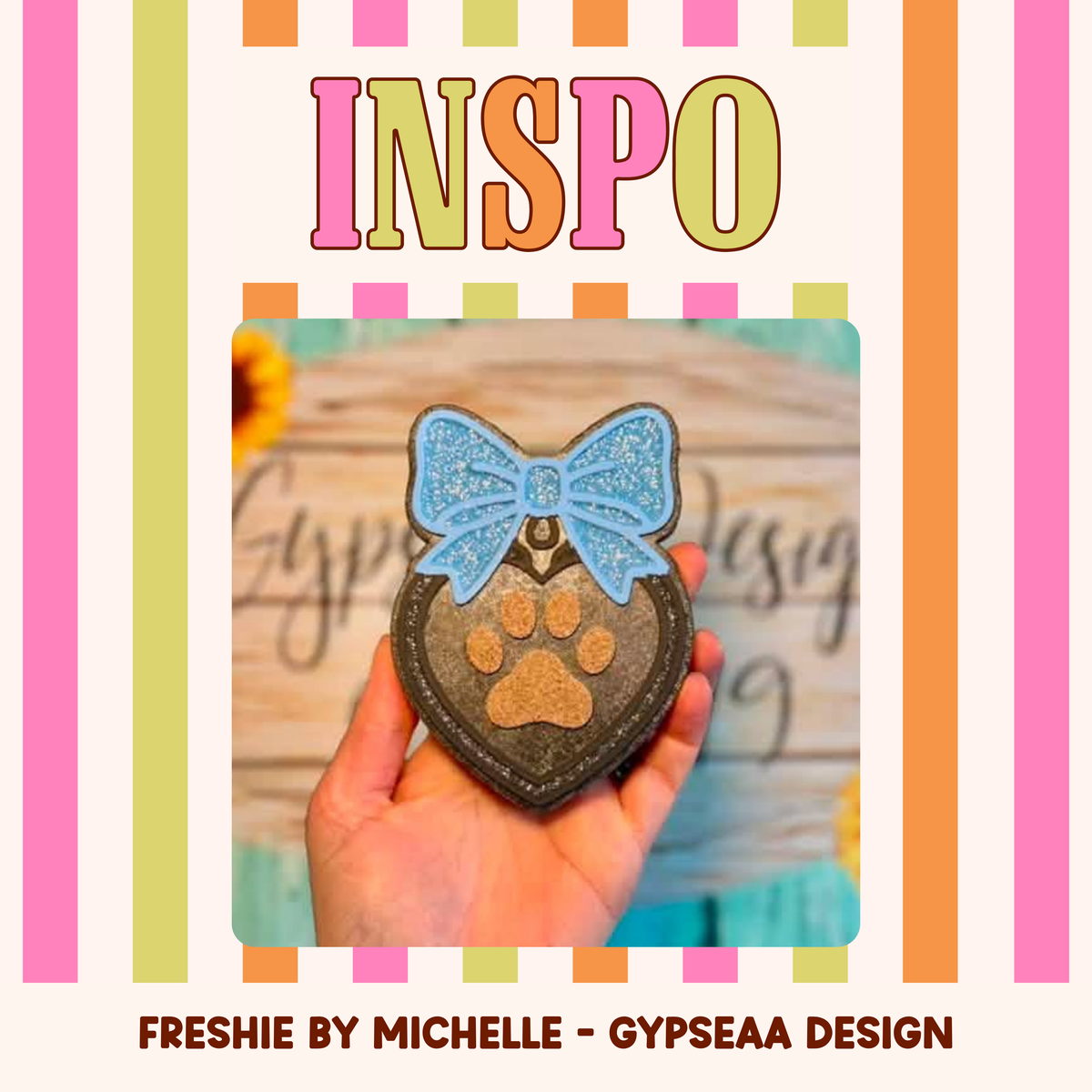 Dog / Cat Paw Insert - Heart Locket