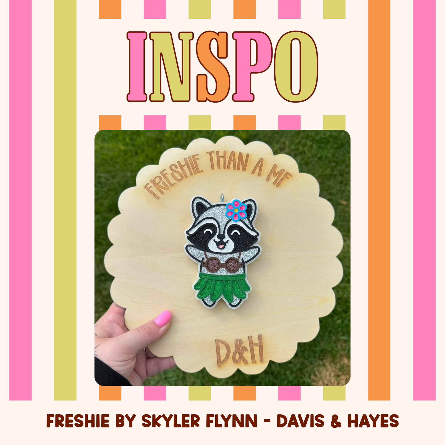 Hula Raccoon Mold
