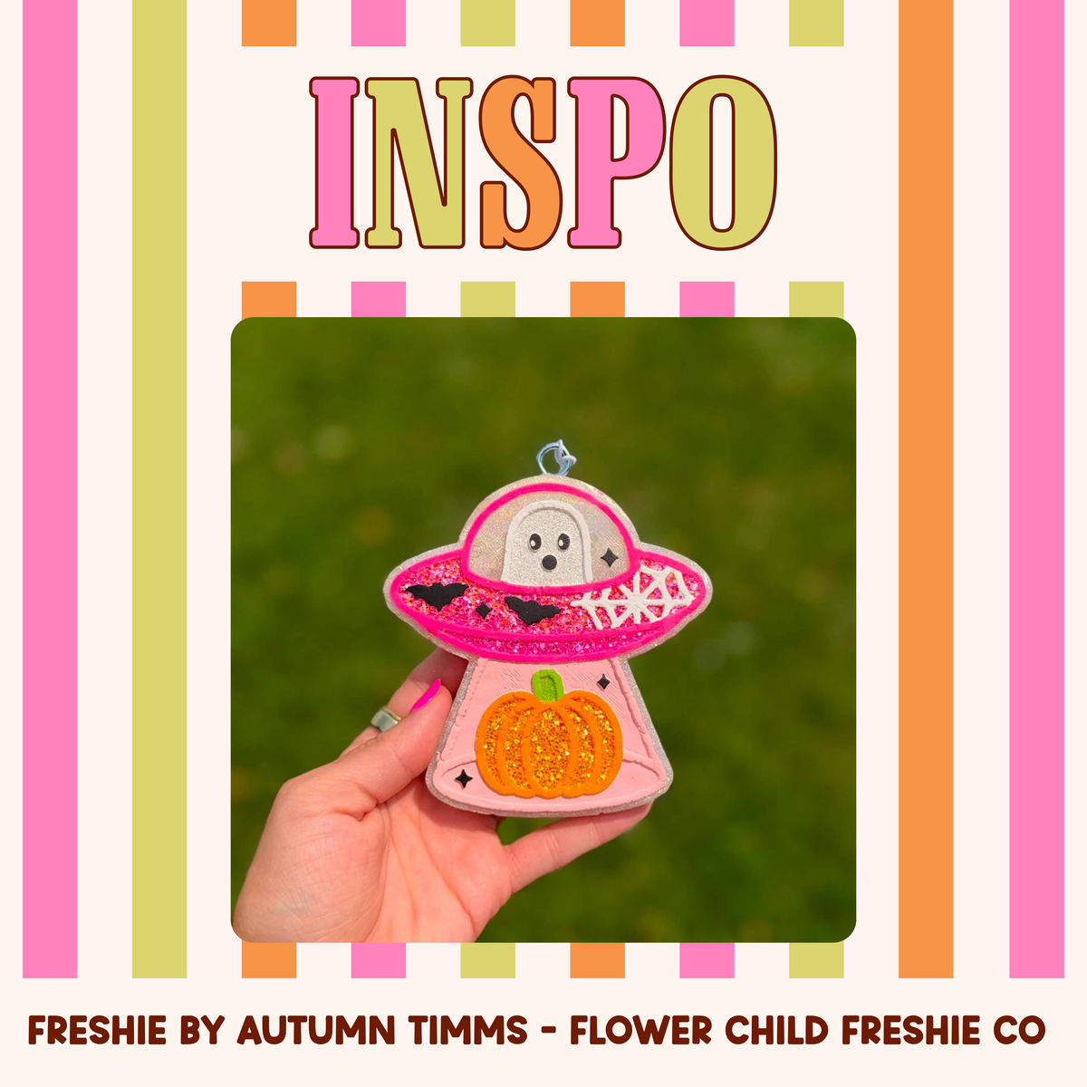 Ghost & Pumpkin UFO Mold
