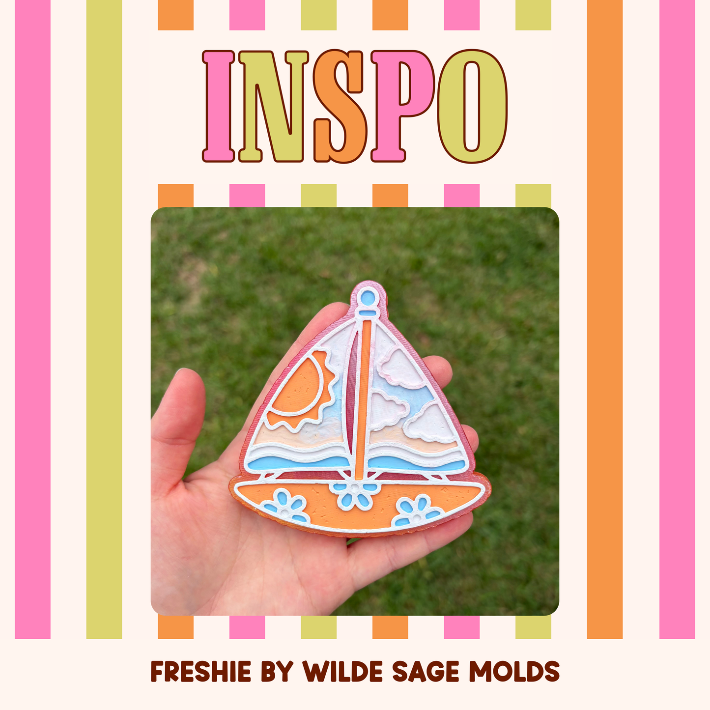 Sunny Sailboat Mold
