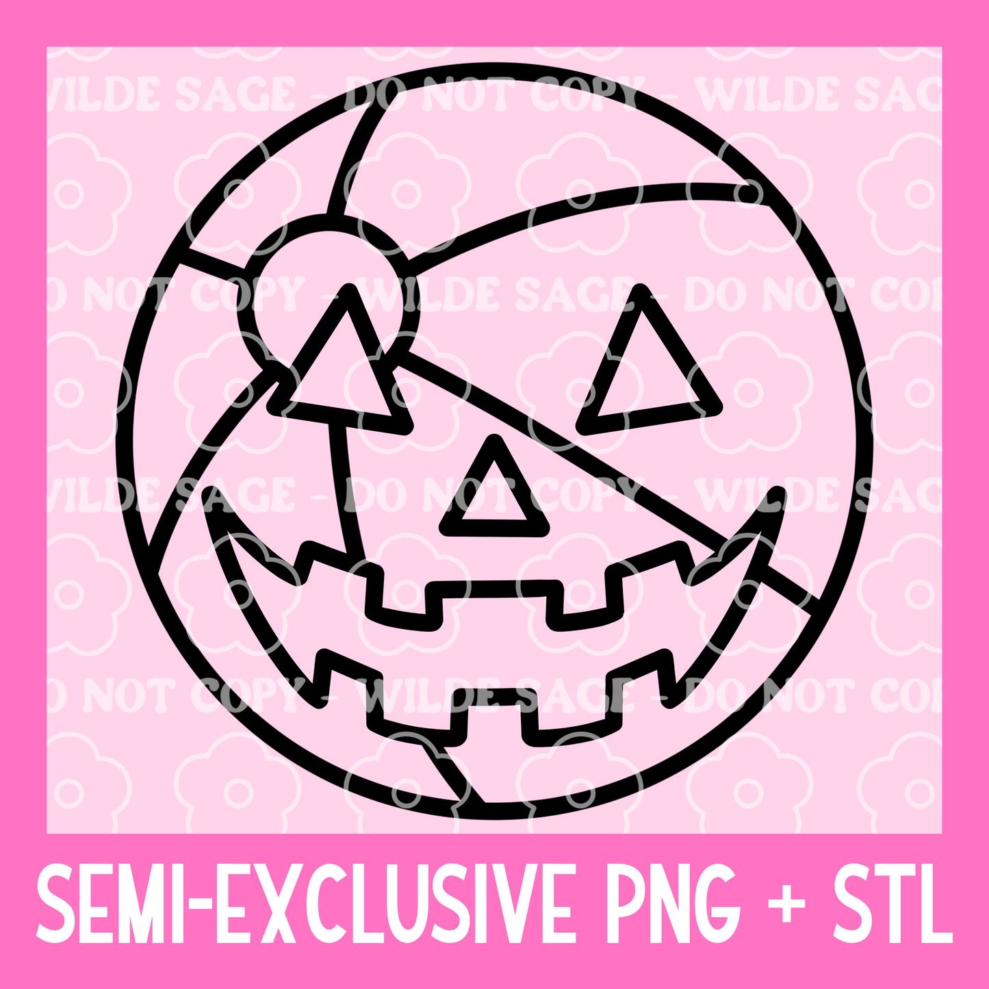 Spooky Beach Ball Freshie PNG and STL